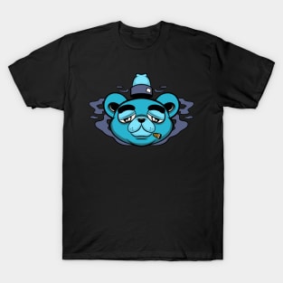 puff blue cartoon T-Shirt